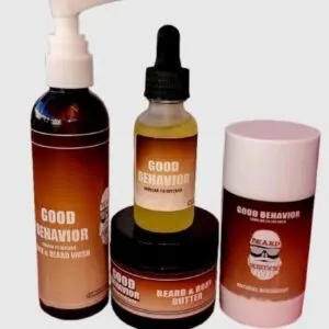 Good Behavior grooming products collection