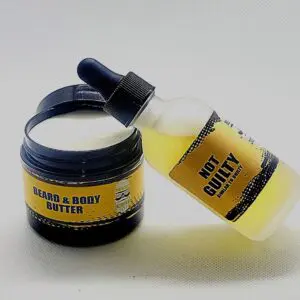 Not Guilty beard and body oil and butter